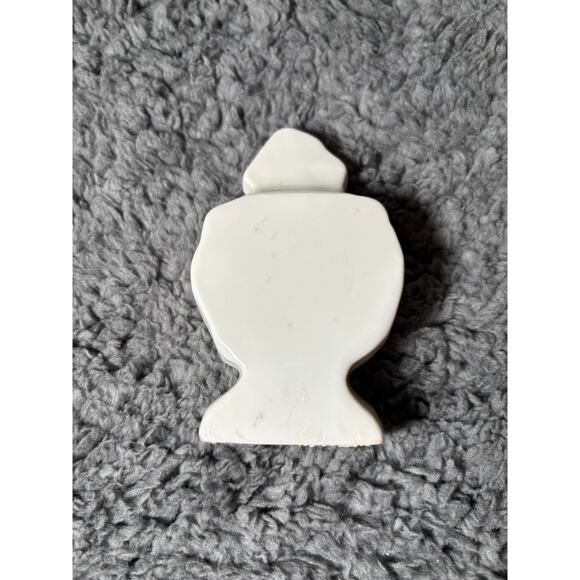 Vintage Mantel Clock Ceramic Porcelain Figurine Made In Japan - Picture 5 of 7